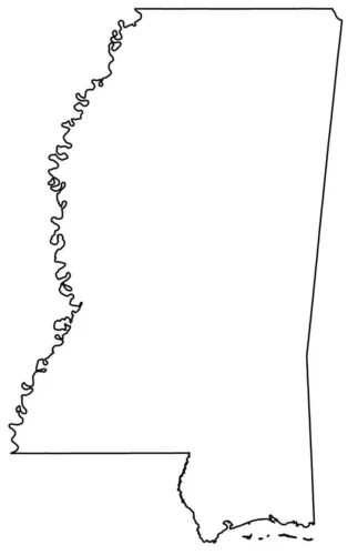Outline of the state of Mississippi